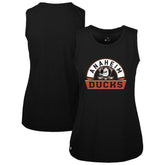 Anaheim Ducks Levelwear Women's Macy Banner Arch Tank Top - Black | NHL sale