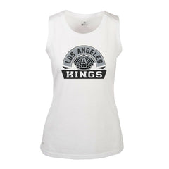 Los Angeles Kings Levelwear Women's Macy Banner Arch Tank Top - White | NHL Clearance