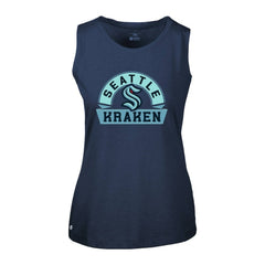 Seattle Kraken Levelwear Women's Macy Banner Arch Tank Top - Deep Sea Blue | NHL near me