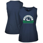 Vancouver Canucks Levelwear Women's Macy Banner Arch Tank Top - Navy | NHL online
