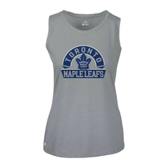 Toronto Maple Leafs Levelwear Women's Macy Banner Arch Tank Top - Gray | NHL discount