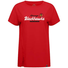Chicago Blackhawks Levelwear Women's Influx Monument T-Shirt - Red | NHL discount