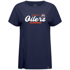 Edmonton Oilers Levelwear Women's Influx Monument T-Shirt - Navy | NHL discount
