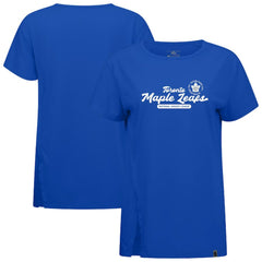 Toronto Maple Leafs Levelwear Women's Influx Monument T-Shirt - Royal | NHL Clearance