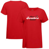 Ottawa Senators Levelwear Women's Influx Monument T-Shirt - Red | NHL Lifestyle