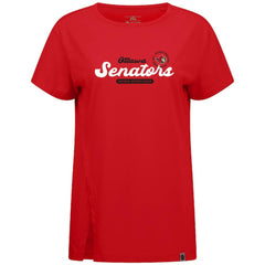 Ottawa Senators Levelwear Women's Influx Monument T-Shirt - Red | NHL Lifestyle