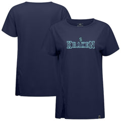 Seattle Kraken Levelwear Women's Influx Journey T-Shirt - Deep Sea Blue | NHL discount