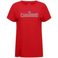 Montreal Canadiens Levelwear Women's Influx Journey T-Shirt - Red | NHL online
