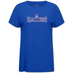New York Rangers Levelwear Women's Influx Journey T-Shirt - Royal | NHL online