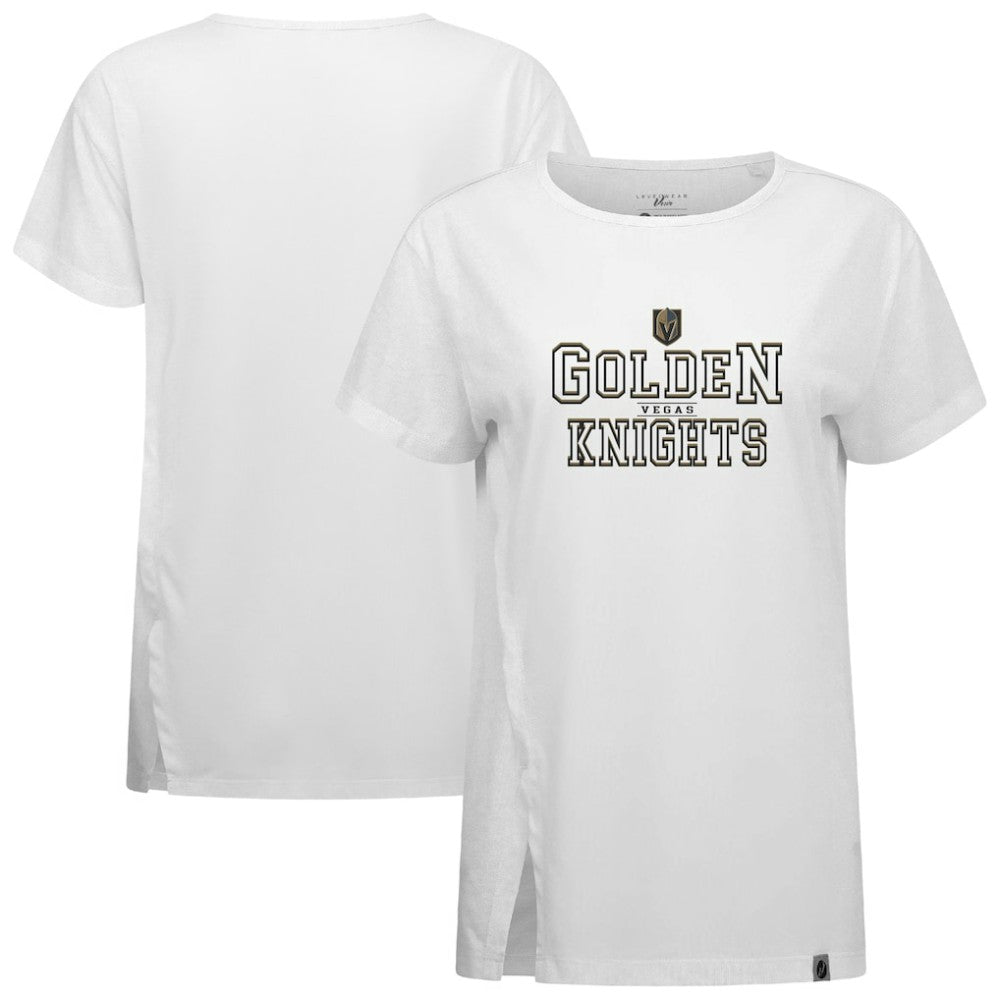 Vegas Golden Knights Levelwear Women's Influx Journey T-Shirt - White | NHL Clearance