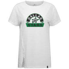 Dallas Stars Levelwear Women's Influx Banner Arch T-Shirt - White | NHL on sale