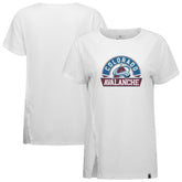 Colorado Avalanche Levelwear Women's Influx Banner Arch T-Shirt - White | NHL discount