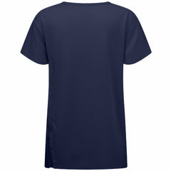 Edmonton Oilers Levelwear Women's Influx Banner Arch T-Shirt - Navy | NHL Lifestyle