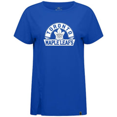 Toronto Maple Leafs Levelwear Women's Influx Banner Arch T-Shirt - Royal | NHL Lifestyle