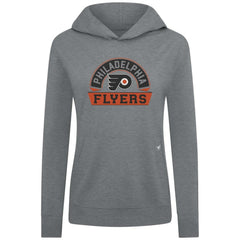 Philadelphia Flyers Levelwear Women's Relay Banner Arch Pullover Hoodie - Gray | NHL sale