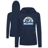 Colorado Avalanche Levelwear Women's Relay Banner Arch Pullover Hoodie - Navy | NHL near me