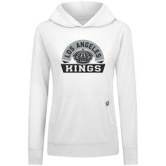 Los Angeles Kings Levelwear Women's Relay Banner Arch Pullover Hoodie - White | NHL near me