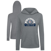 Winnipeg Jets Levelwear Women's Relay Banner Arch Pullover Hoodie - Gray | NHL discount