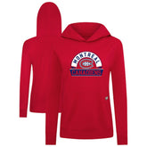Montreal Canadiens Levelwear Women's Relay Banner Arch Pullover Hoodie - Red | NHL on sale