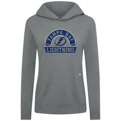 Tampa Bay Lightning Levelwear Women's Relay Banner Arch Pullover Hoodie - Gray | NHL on sale