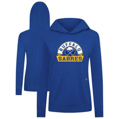 Buffalo Sabres Levelwear Women's Relay Banner Arch Pullover Hoodie - Royal | NHL near me
