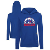 New York Rangers Levelwear Women's Relay Banner Arch Pullover Hoodie - Royal | NHL discount