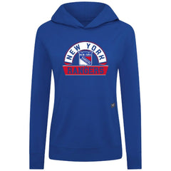 New York Rangers Levelwear Women's Relay Banner Arch Pullover Hoodie - Royal | NHL discount