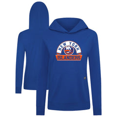 New York Islanders Levelwear Women's Relay Banner Arch Pullover Hoodie - Royal | NHL sale