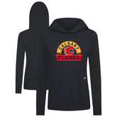 Calgary Flames Levelwear Women's Relay Banner Arch Pullover Hoodie - Black | NHL online