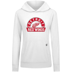 Detroit Red Wings Levelwear Women's Relay Banner Arch Pullover Hoodie - White | NHL sale