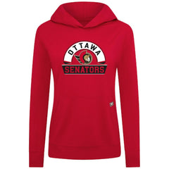 Ottawa Senators Levelwear Women's Relay Banner Arch Pullover Hoodie - Red | NHL on sale