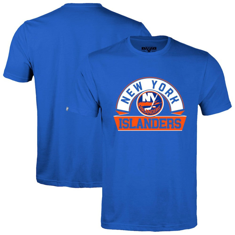 New York Islanders Levelwear Richmond Banner Arch T-Shirt - Royal | NHL online