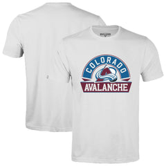 Colorado Avalanche Levelwear Richmond Banner Arch T-Shirt - White | NHL Clearance