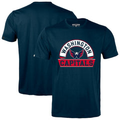 Washington Capitals Levelwear Richmond Banner Arch T-Shirt - Navy | NHL Clearance