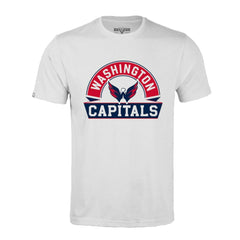 Washington Capitals Levelwear Richmond Banner Arch T-Shirt - White | NHL near me