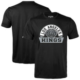 Los Angeles Kings Levelwear Richmond Banner Arch T-Shirt - Black | NHL Clearance