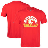 Calgary Flames Levelwear Richmond Banner Arch T-Shirt - Red | NHL near me