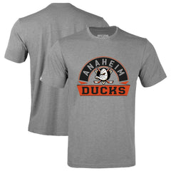 Anaheim Ducks Levelwear Richmond Banner Arch T-Shirt - Gray | NHL discount