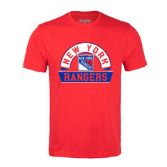 New York Rangers Levelwear Richmond Banner Arch T-Shirt - Red | NHL on sale