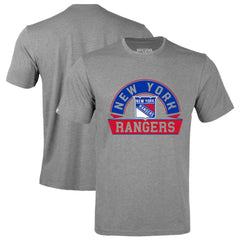 New York Rangers Levelwear Richmond Banner Arch T-Shirt - Gray | NHL online