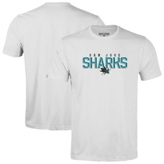 San Jose Sharks Levelwear Richmond Carve T-Shirt - White | NHL on sale