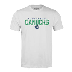 Vancouver Canucks Levelwear Richmond Carve T-Shirt - White | NHL Clearance