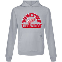 Detroit Red Wings Levelwear Relay Banner Arch Pullover Hoodie - Gray | NHL on sale