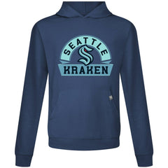 Seattle Kraken Levelwear Relay Banner Arch Pullover Hoodie - Navy | NHL Clearance