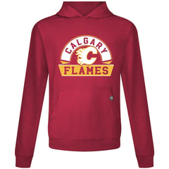 Calgary Flames Levelwear Relay Banner Arch Pullover Hoodie - Red | NHL discount