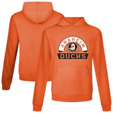 Anaheim Ducks Levelwear Relay Banner Arch Pullover Hoodie - Orange | NHL near me