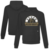 Vegas Golden Knights Levelwear Relay Banner Arch Pullover Hoodie - Black | NHL Clearance
