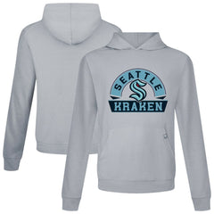Seattle Kraken Levelwear Relay Banner Arch Pullover Hoodie - Gray | NHL on sale