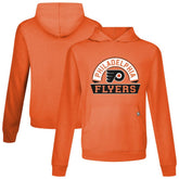 Philadelphia Flyers Levelwear Relay Banner Arch Pullover Hoodie - Orange | NHL sale