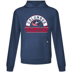 Columbus Blue Jackets Levelwear Relay Banner Arch Pullover Hoodie - Navy | NHL discount